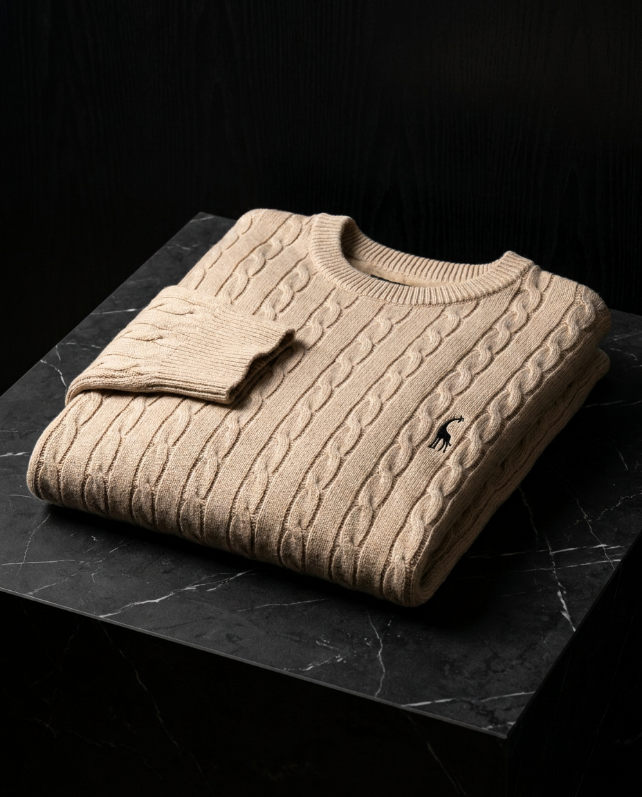 Cable-Knit Sweater