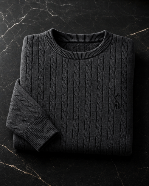 Cable-Knit Sweater
