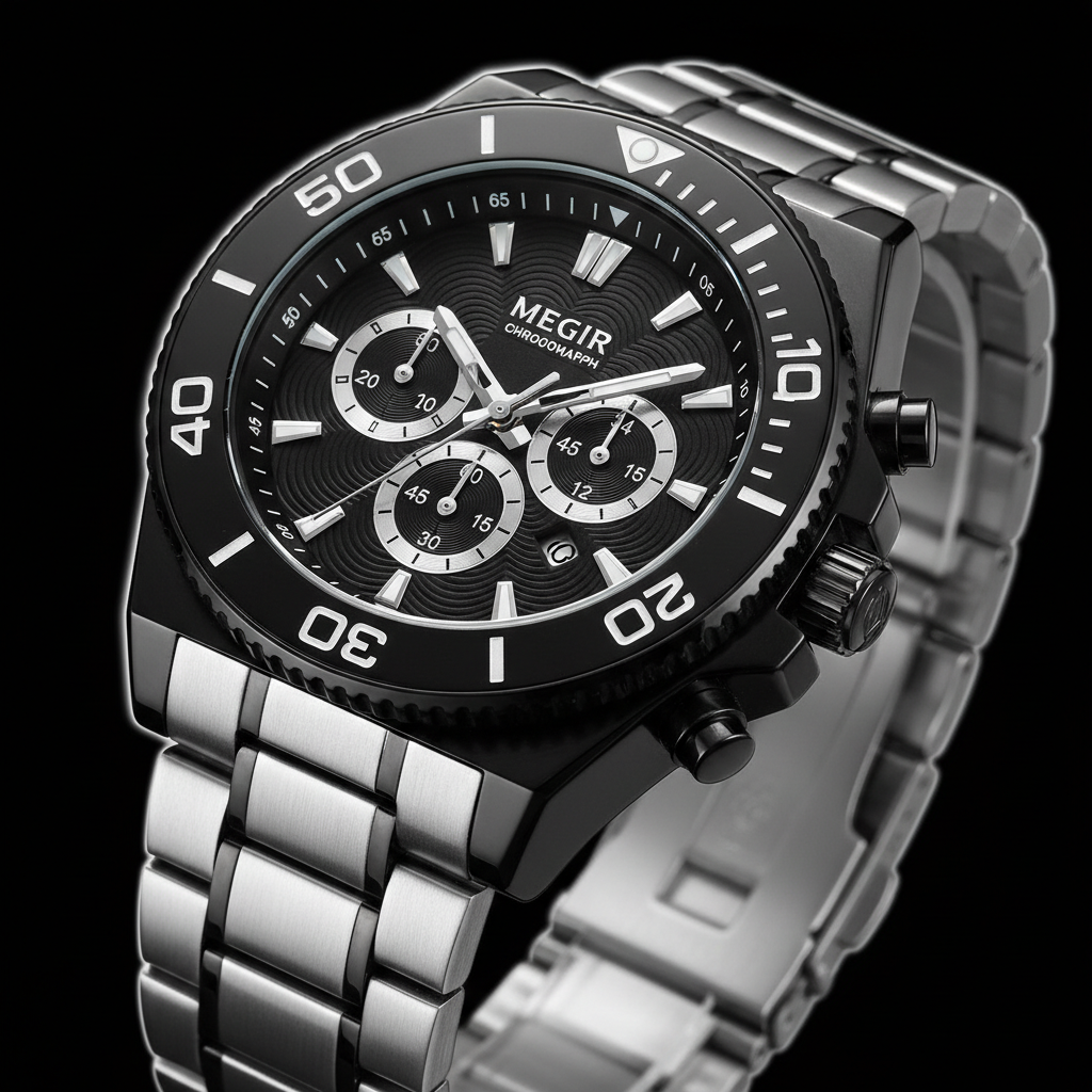Black Silver Close-up