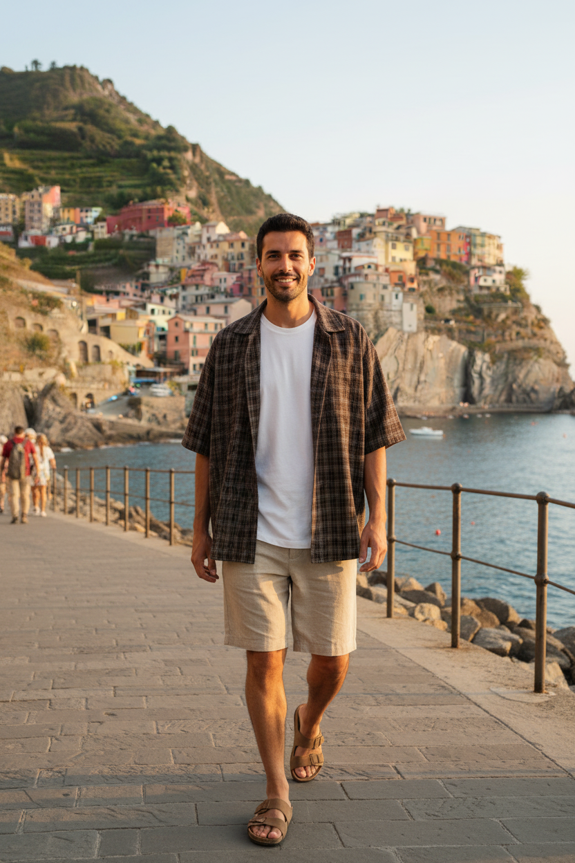 Cinque Terre verão marrom