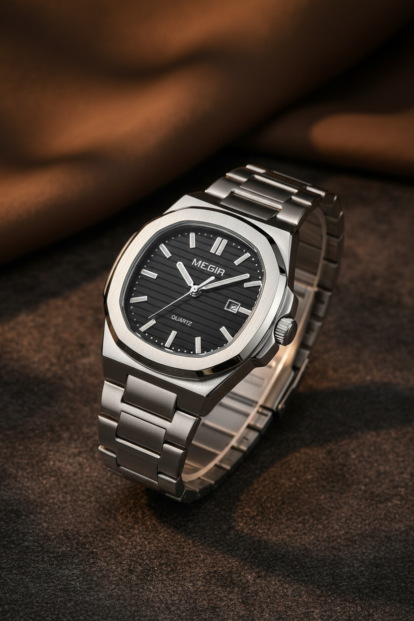 MEGIR Black Silver – Studio Dark