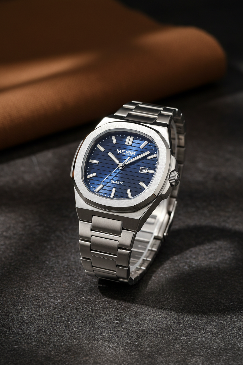 MEGIR Dark Blue Silver – Studio Dark
