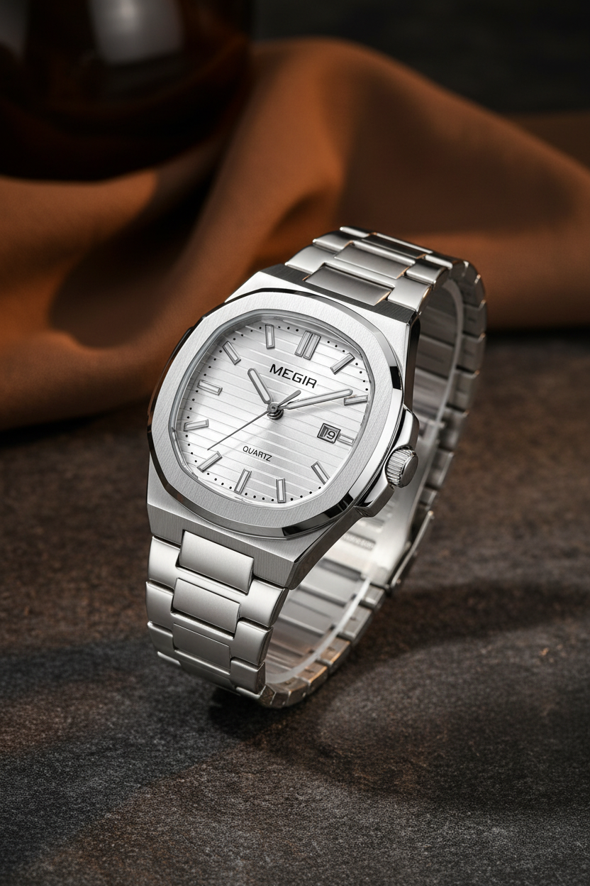 MEGIR White Silver – Studio Dark