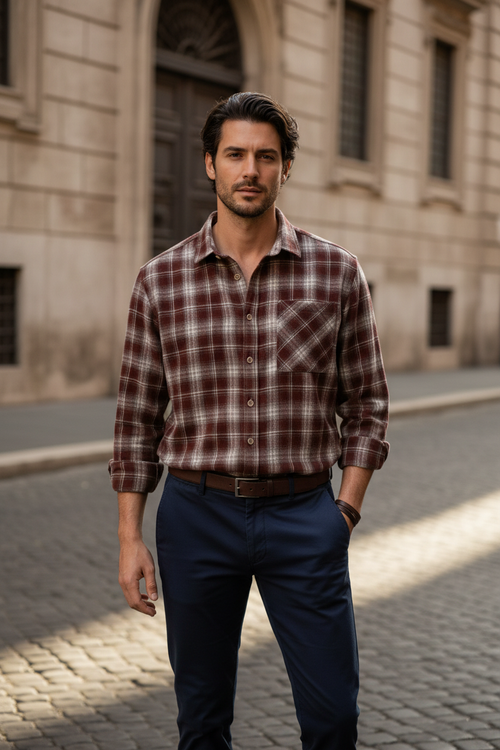 Modelo italiano Roma vinho