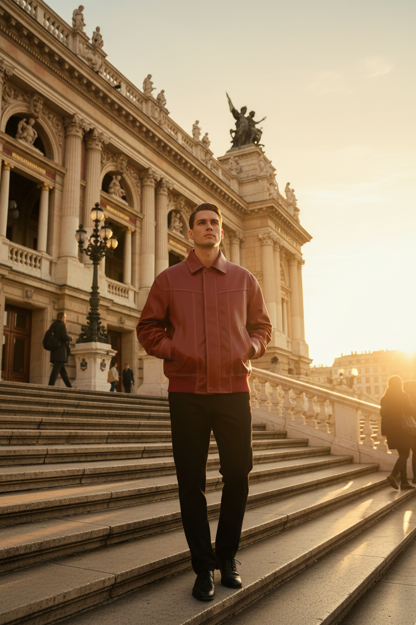 Ópera europeia golden hour